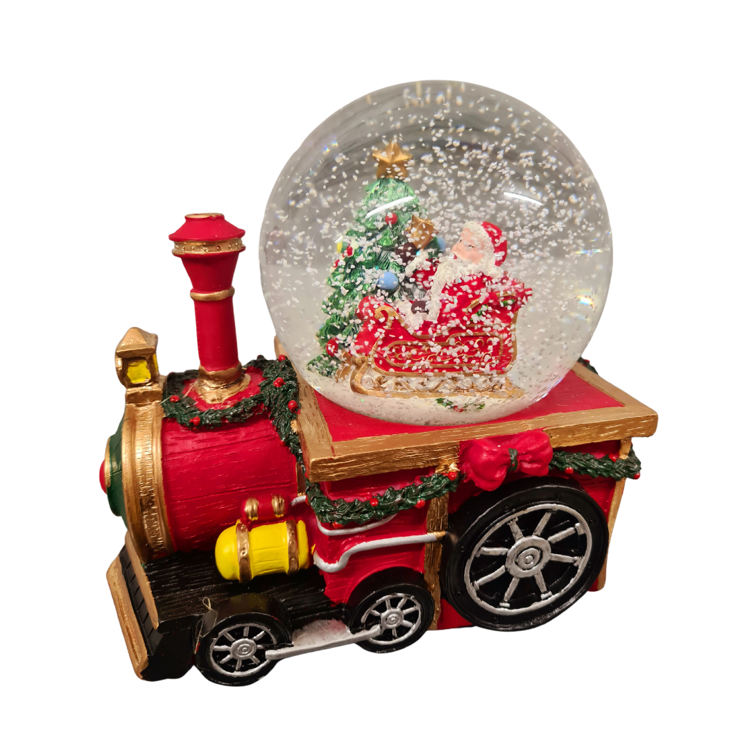 100mm Train Snowglobe With Music The Christmas Company Sa