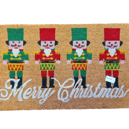 Nutcracker Christmas Mat